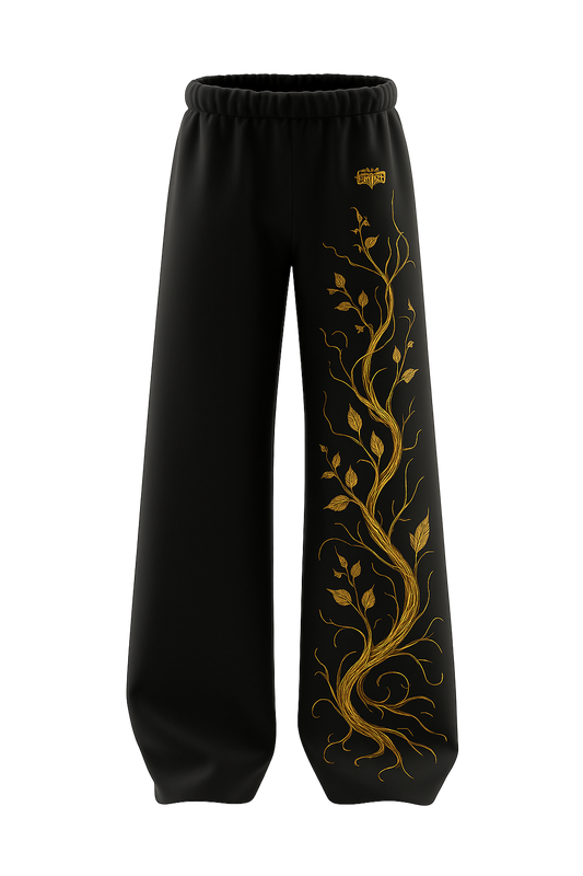 SHREEMSY Golden Vine Luxe Sweatpants