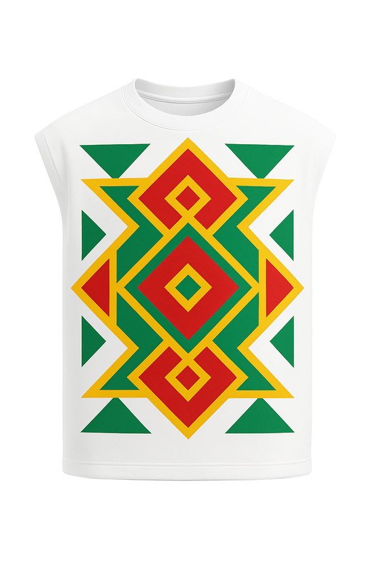SHREEMSY Geometric Tribal Vest