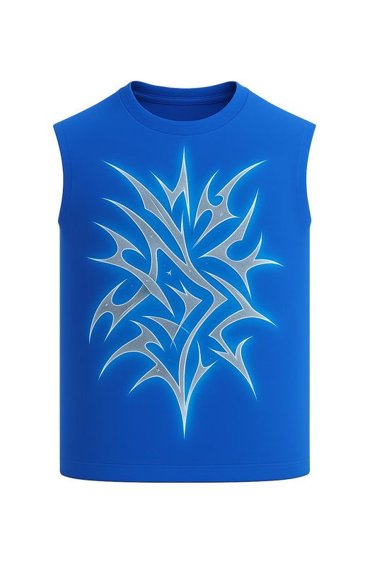 SHREEMSY “Electric Tribal” Chrome Burst Vest