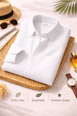 White Premium Linen Shirt